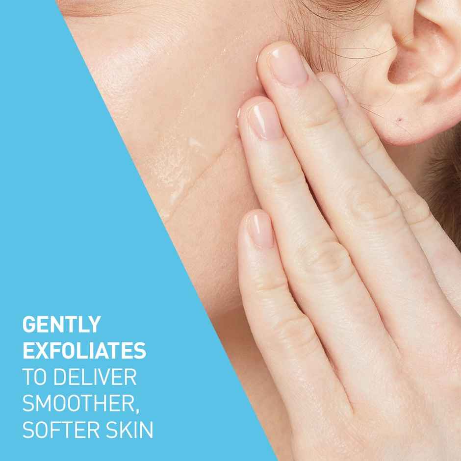 CeraVe SA Smoothing Cleanser For Dry Rough & Bumpy Skin | Face wash with Salicylic Acid & Ceramides