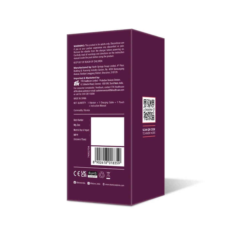 Skore Teaser Finger Vibrator | Rechargeable | Waterproof