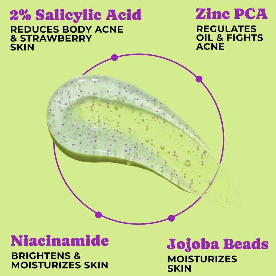 Hula Hoop Exfoliating Body Wash by Foxtale