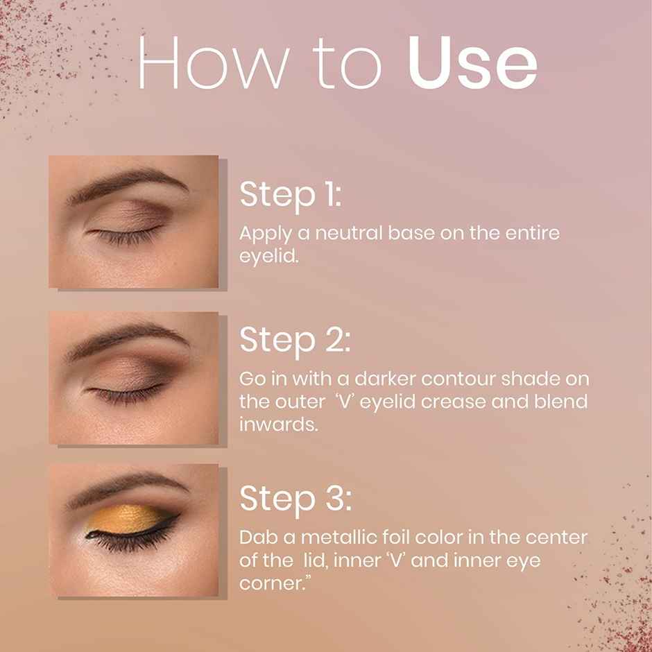 Colors Queen Quick & Easy Eyeshadow Palette 30 Multi | with Brush | Multicolor | 02