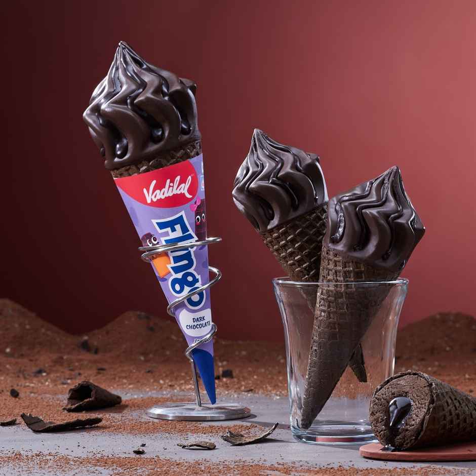Vadilal Dark Chocolate Flingo Cone | Creamy & Chocolatey