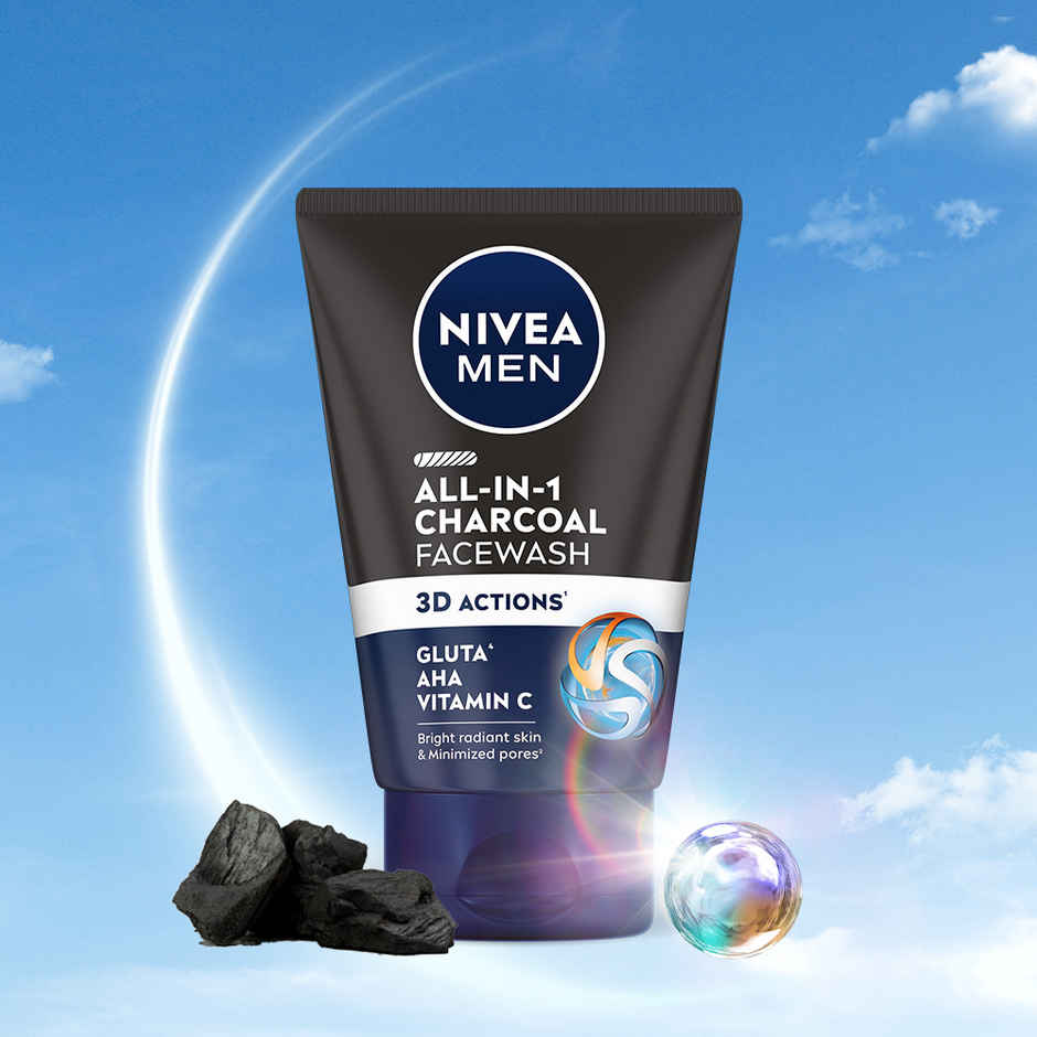 Nivea Men Face Wash All In 1 Charcoal