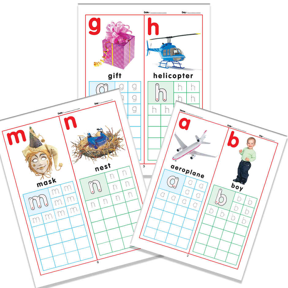 Dreamland ABC Small Letters Writing Practice Book for Toddlers Age 2 to 5