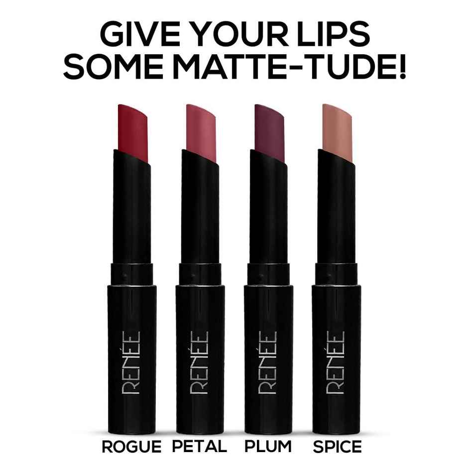 Renee Very Matte Lipstick- Petal | Long-Lasting Matte Colour