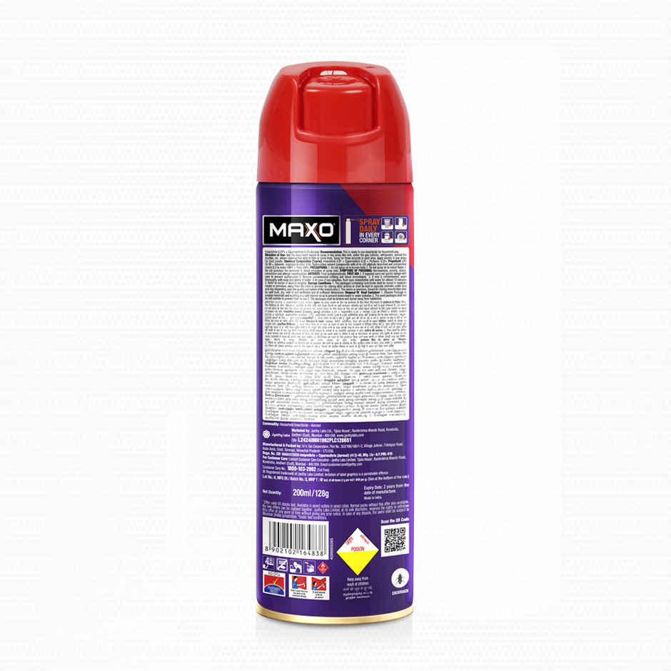 Maxo Crawling Insect Killer, Cockroach Killer Spray |Floral Fragrance
