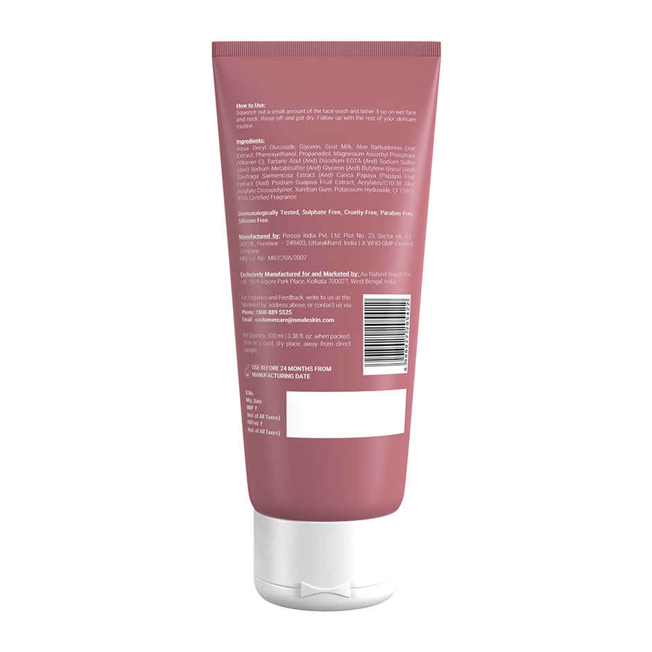 Be Neude Detanning and Brightening Gel Face Wash - Brightside