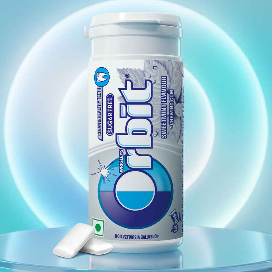 Orbit Sugar Free Sweetmint Chewing Gum Tube