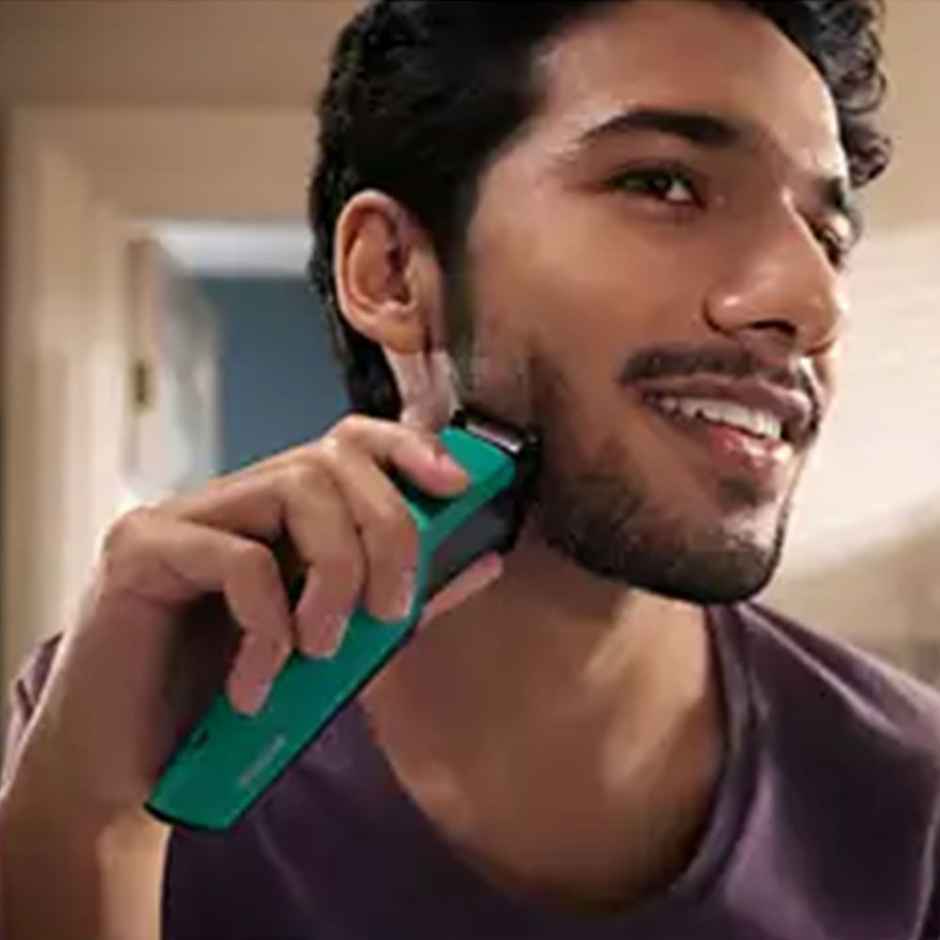 Philips SkinProtect Beard Trimmer | BT1234/18 | Self-Sharpened Steel Blades | DuraPower Tech
