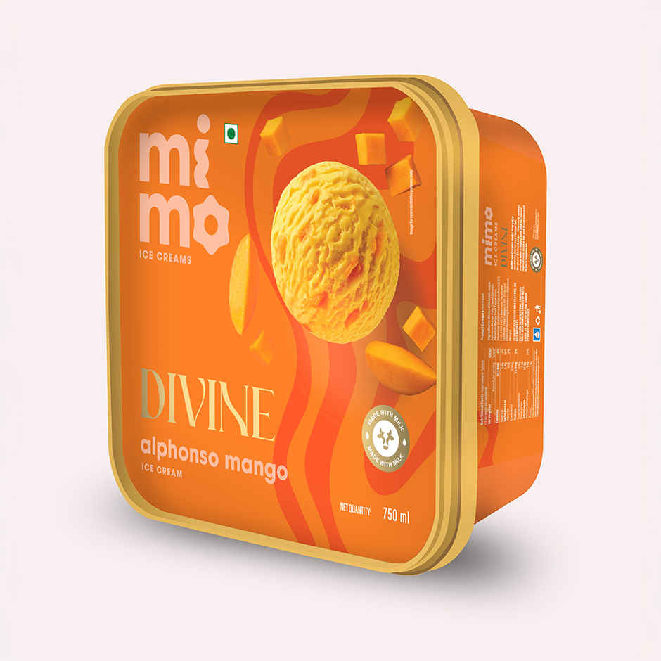 Mimo Alphonso Mango Divine Ice Cream Tub