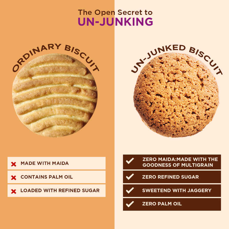 Open Secret Zero Maida Jeera Biscuits | Healthy Snacks with No Refined Sugar & No Palm Oil