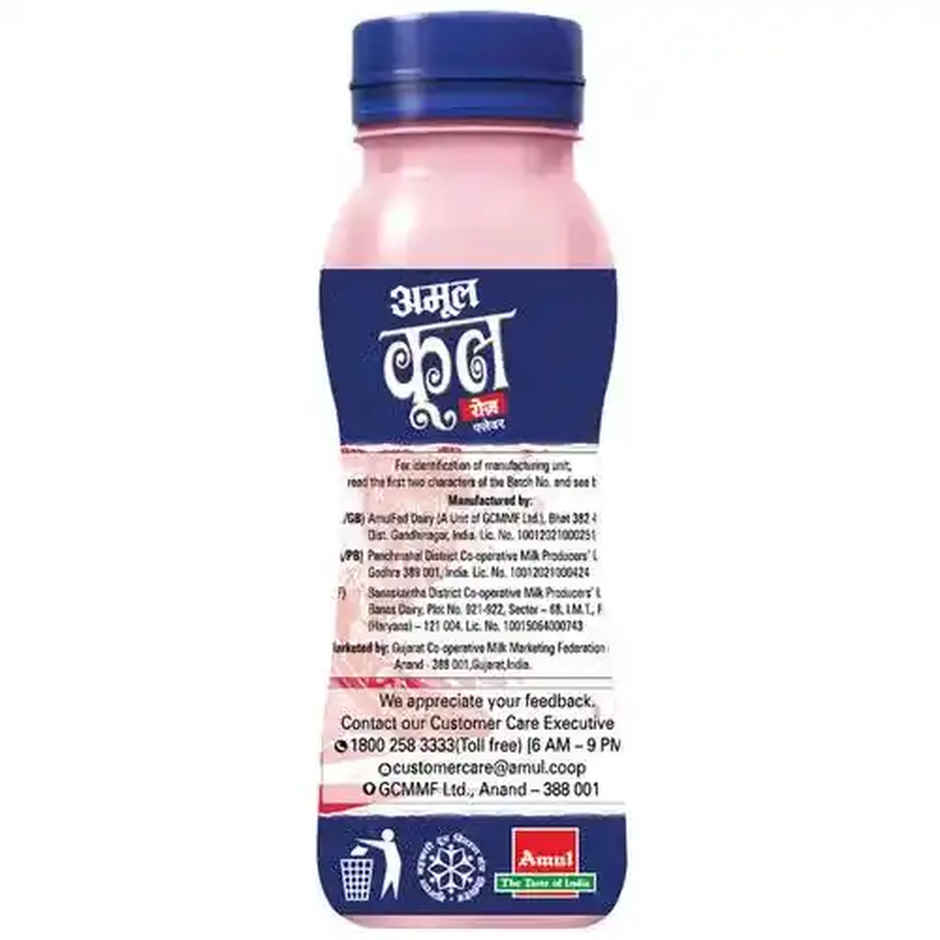 Amul Kool Rose Milk Drink | Flavoured Beverage