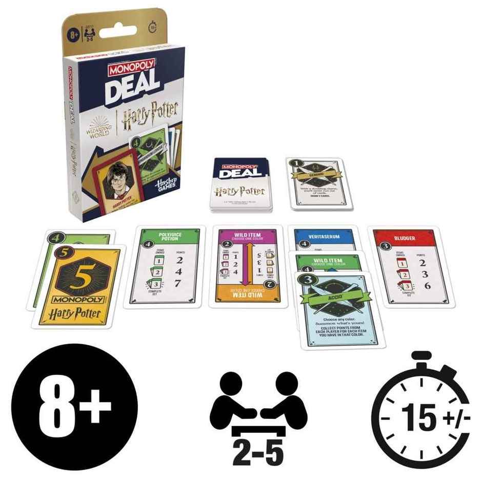 Hasbro Monopoly Deal Harry Potter Card Game