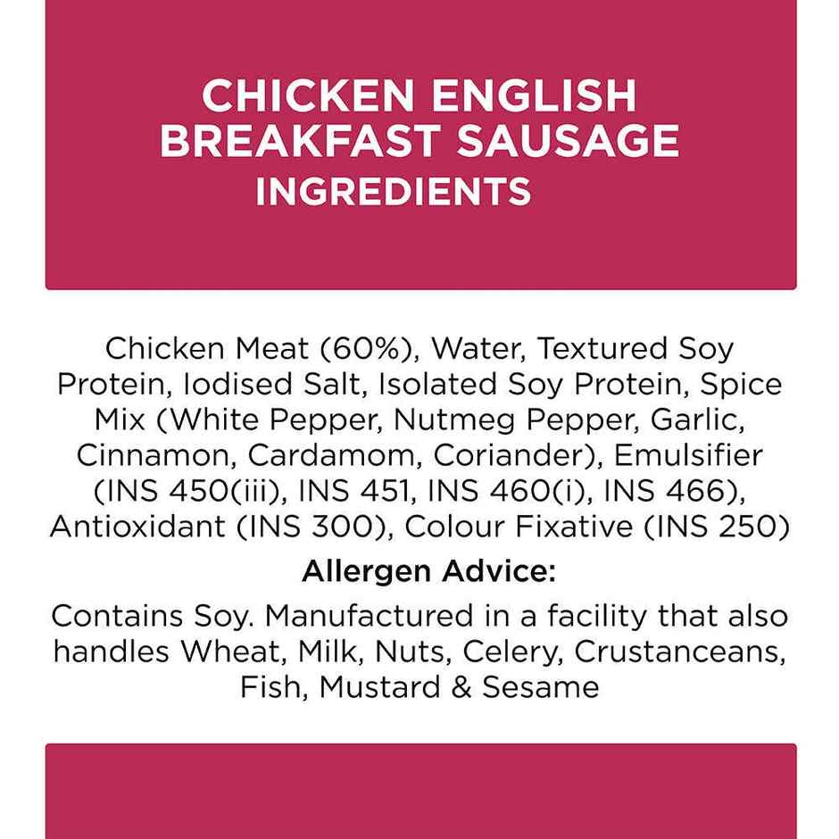 Prasuma Fs Chicken English Breakfast Sausage