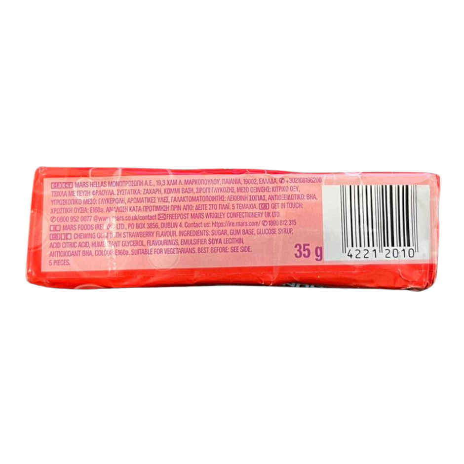 Wrigley's Hubba Bubba Seriously Strawberry Bubble Gum