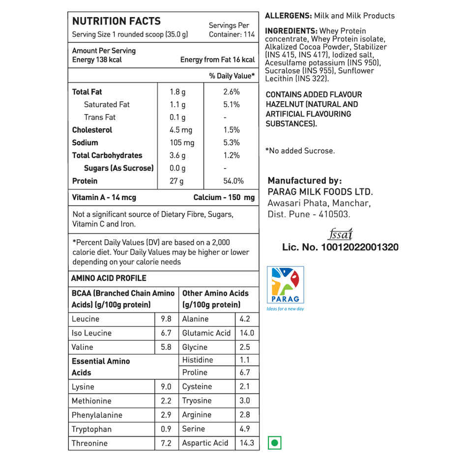 Avvatar Whey Protein Chocolate Hazelnut