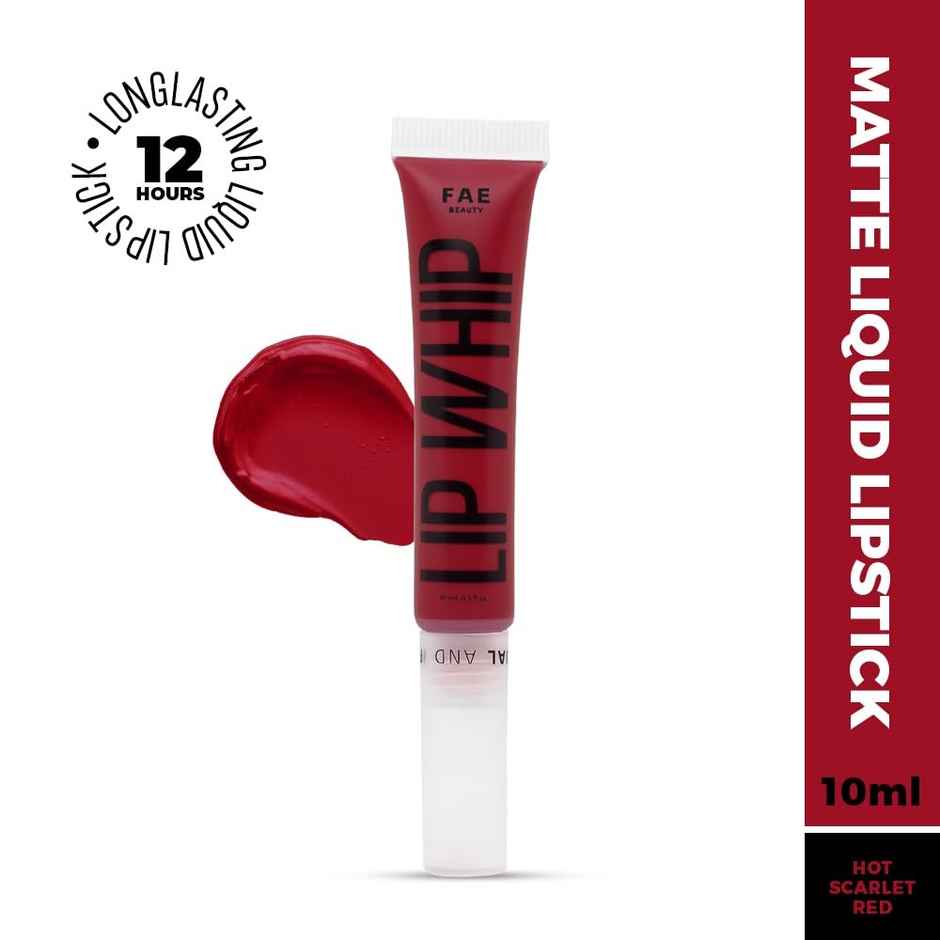 Fae Beauty Lip Whip 12H Matte Liquid Lipstick | Vegan | Shade | Tease