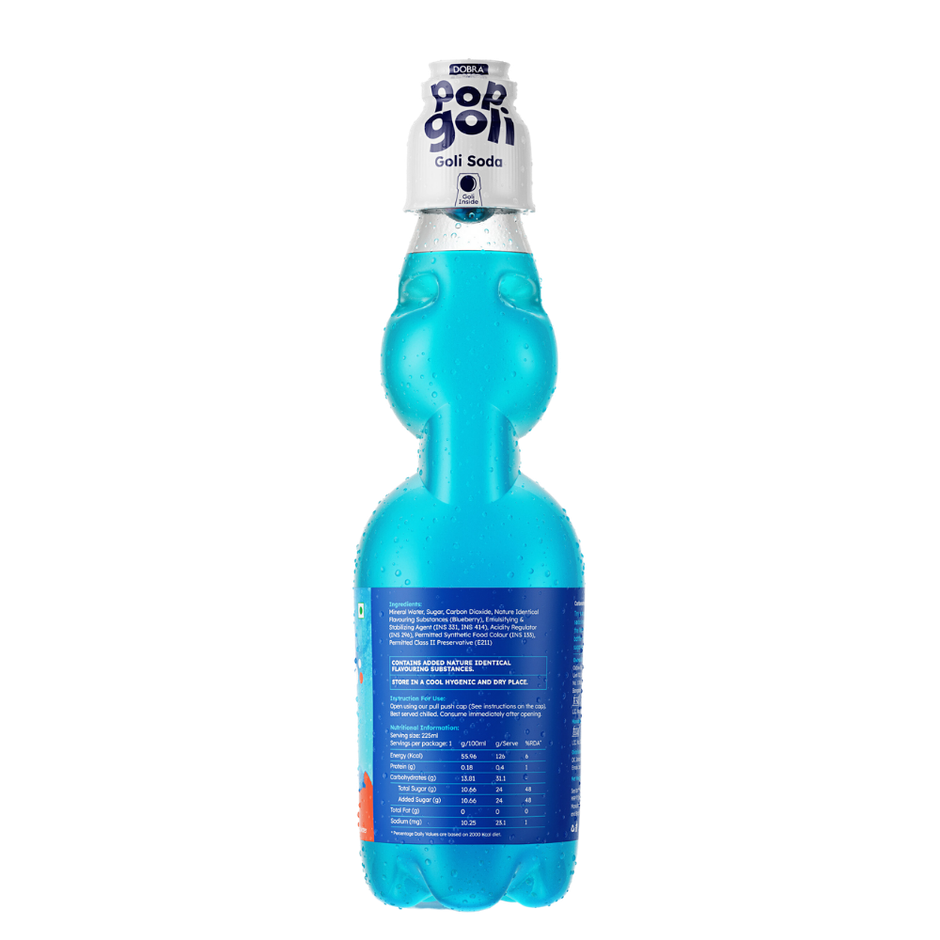 Dobra Pop Goli Blueberry Soda