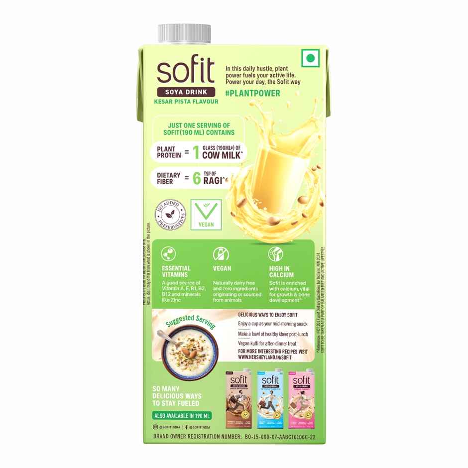 Sofit Kesar Pista Soy Milk