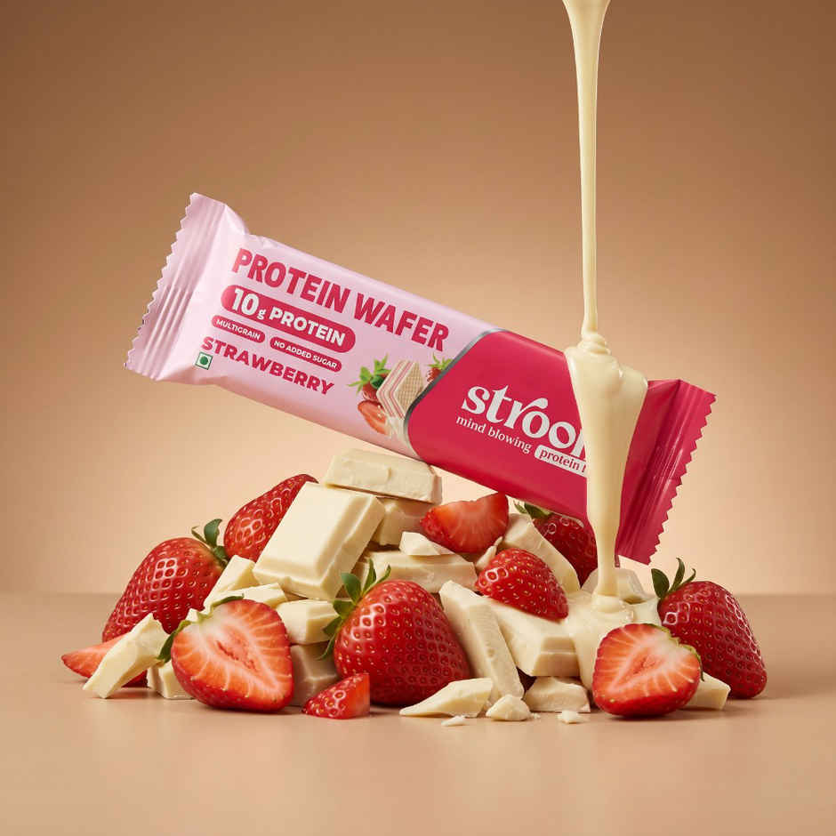 Stroom Strawberry Protein Wafer Bar