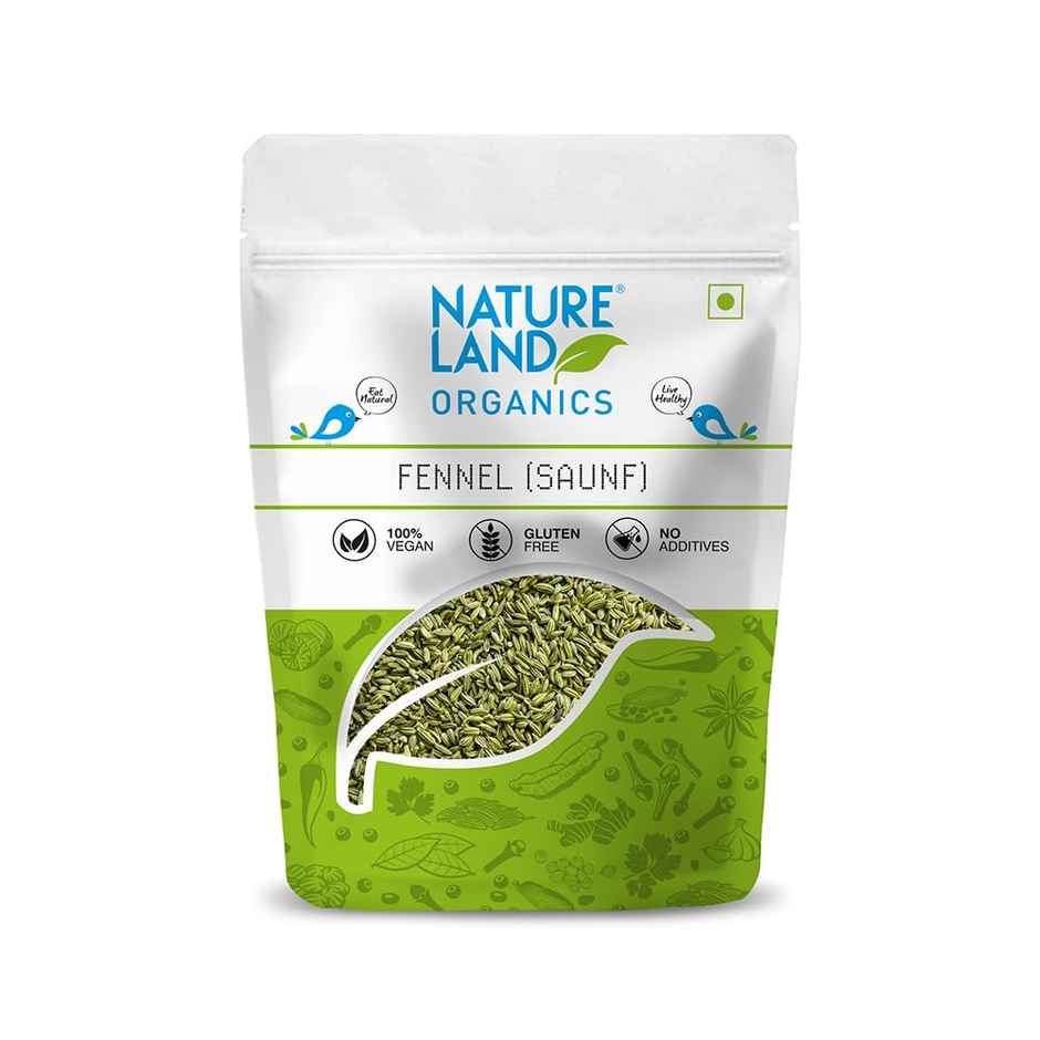 Natureland Fennel Organic Saunf Seeds