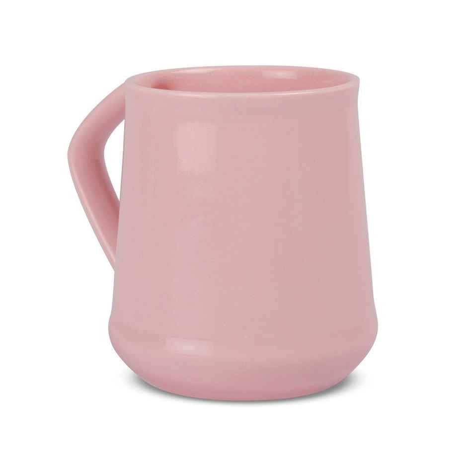 Homez it Ceramic Milk Mug | 350 ml | Pink| Box
