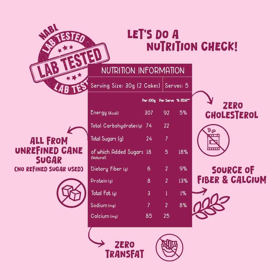 Gladful Strawberry Pancake Jowar and Oats Mix