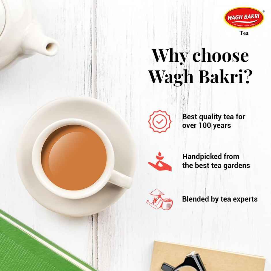 Wagh Bakri Navchetan Natural Tea