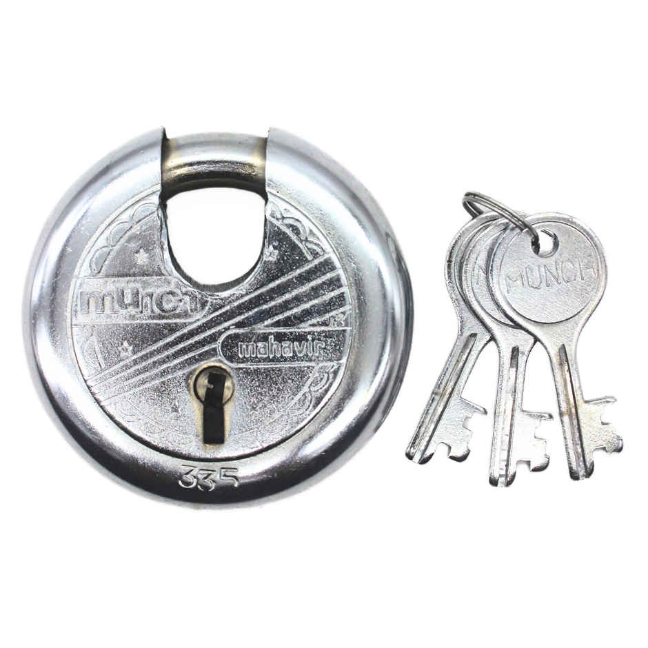 Se7en Disc Padlock With 3 Keys -75 Mm