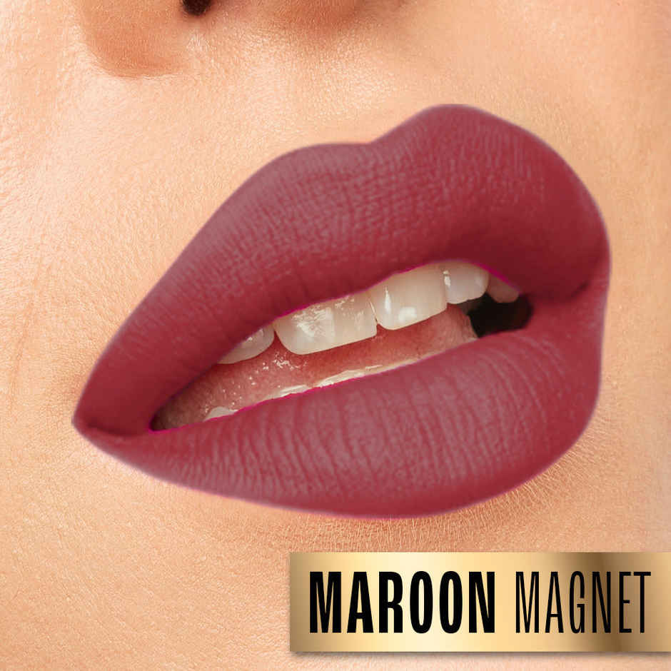 Lakme Absolute Beyond Matte Lip 104 MaroonMagnet