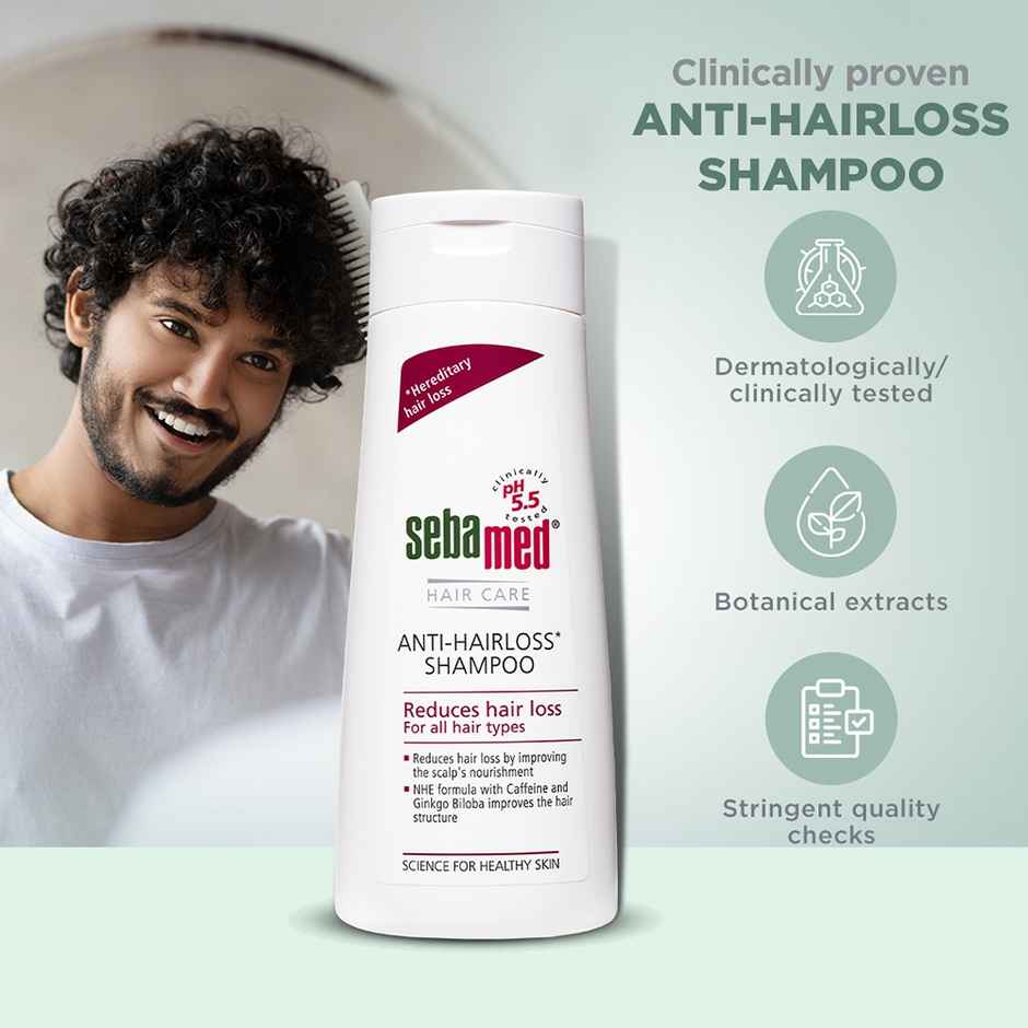 Sebamed Anti- Hairloss Shampoo | pH 5.5 | Reduces Hairloss
