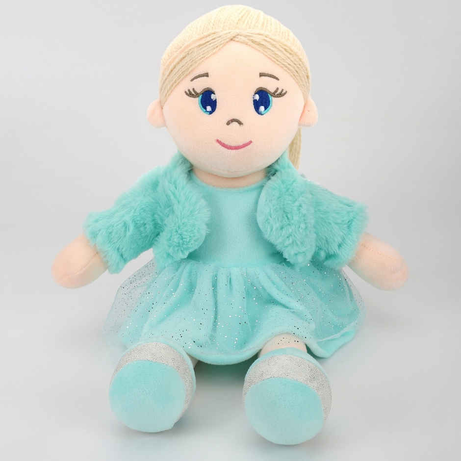 Mirada Green Jacket Bella Doll Soft Toy- 42Cm