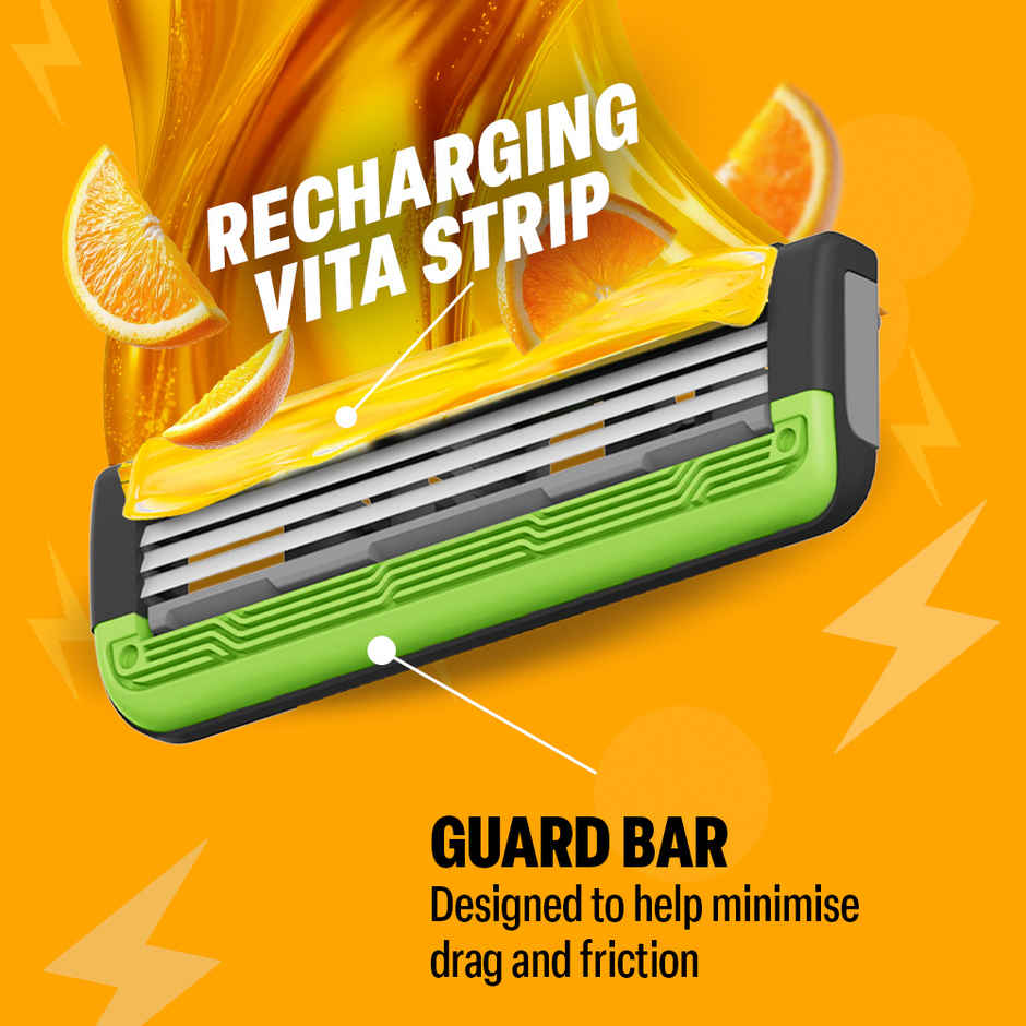 Bombay Shaving Company Vita Charge 3 Razor Cartridges