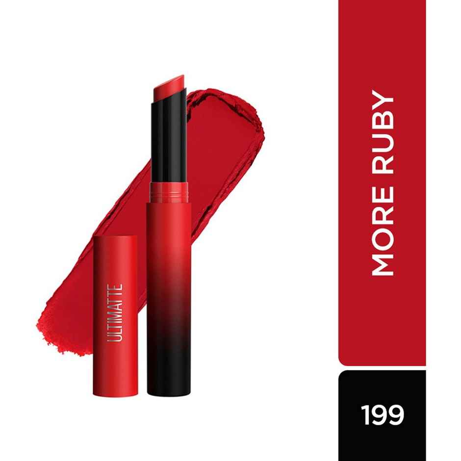 Maybelline New York CSULS199 Lipstick | More Ruby | Long Lasting