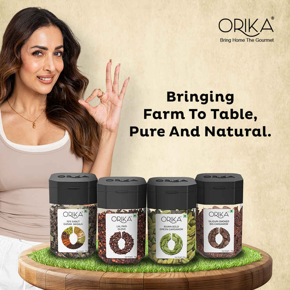 Orika Idukki Bold Green Cardamom | Hari Elaichi