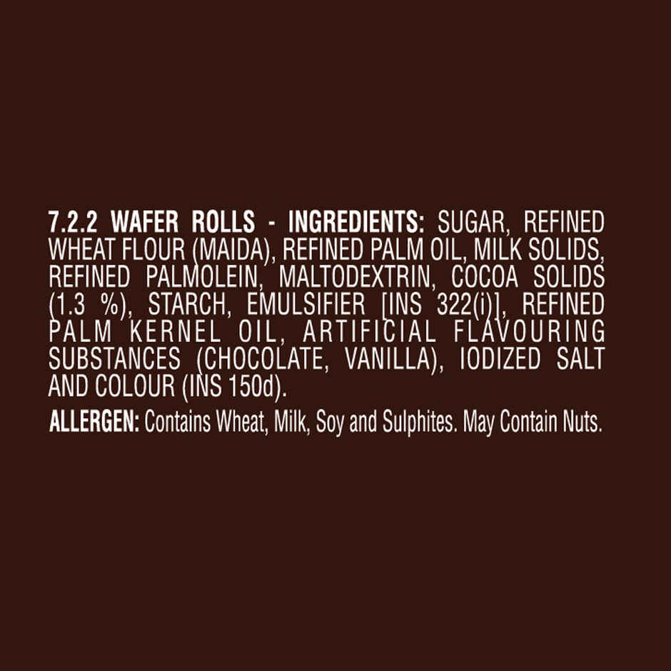 Dukes Waffy Chocolate Wafer Rolls