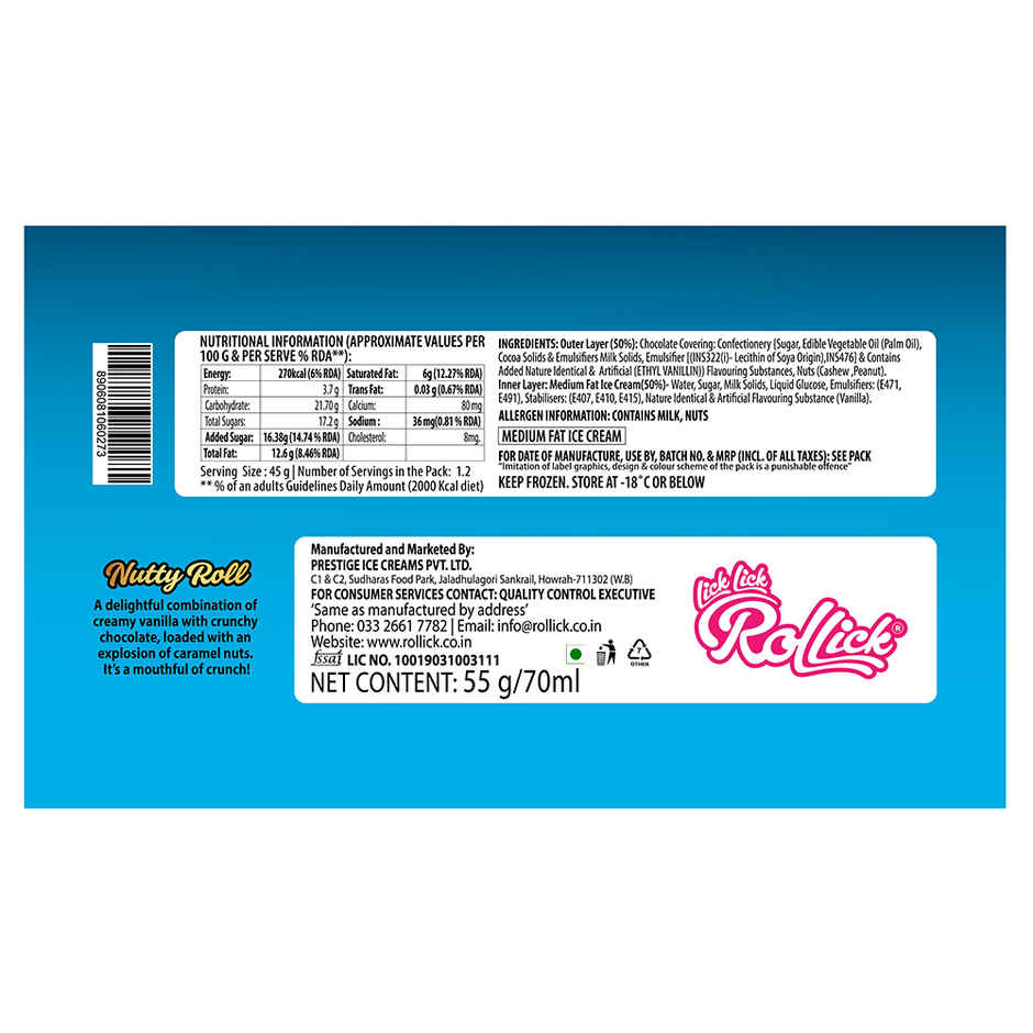 Rollick Nutty Roll Stick Combo