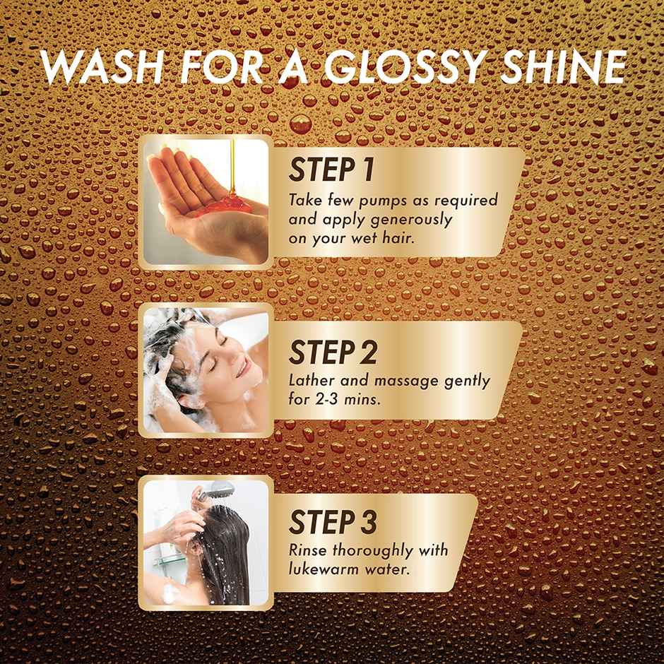 Streax Serum Shine Paraben Free Shampoo For Frizzy And Dry Hair With Silicon Boosters