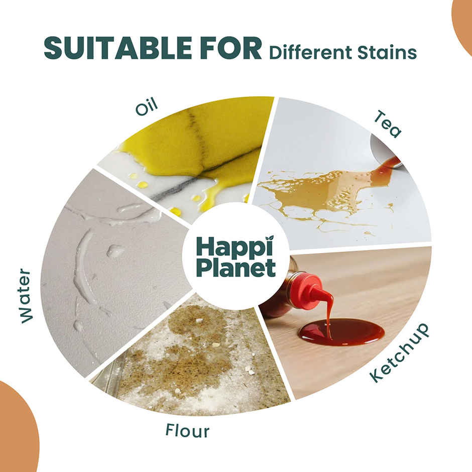 Happi Planet Reusable Kitchen Towels | Kitchen Cleaner Wipes | 20 Pulls - 2000 Times Washable