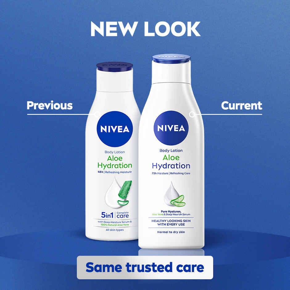 NIVEA Aloe Hydration Body Lotion|Refreshing Hydration|Non Sticky Feel|With Aloe Vera