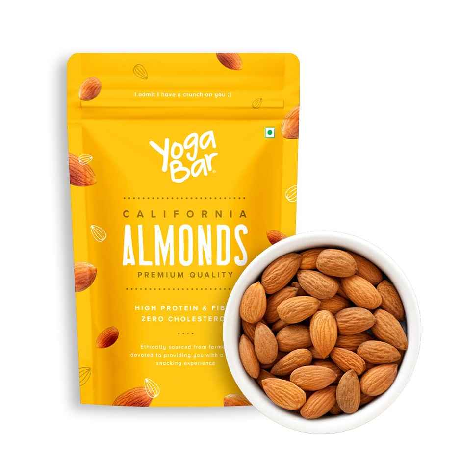 Yoga Bar Premium California Almonds |Badaam| Natural Crunchy Badam Giri|Nuts & Dry Fruits