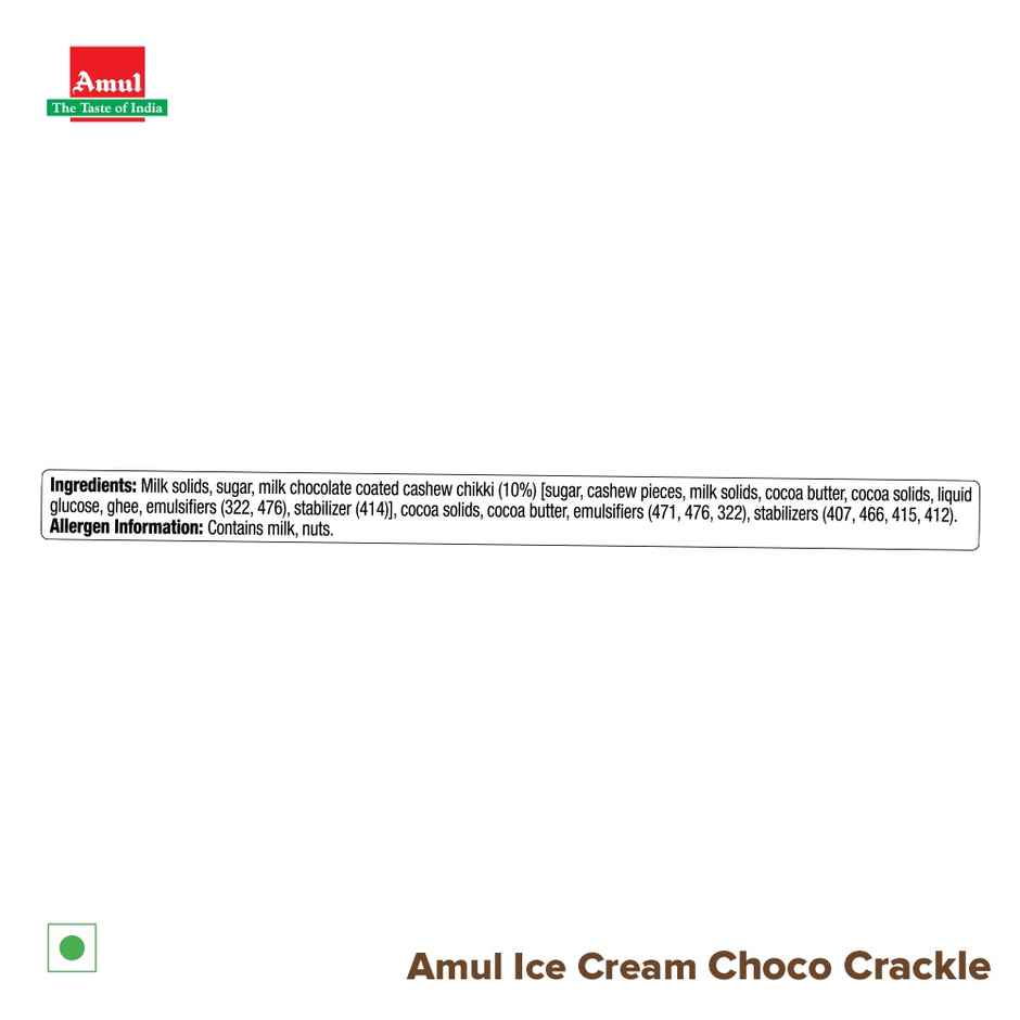 Amul Choco Crackle Icecream Tub