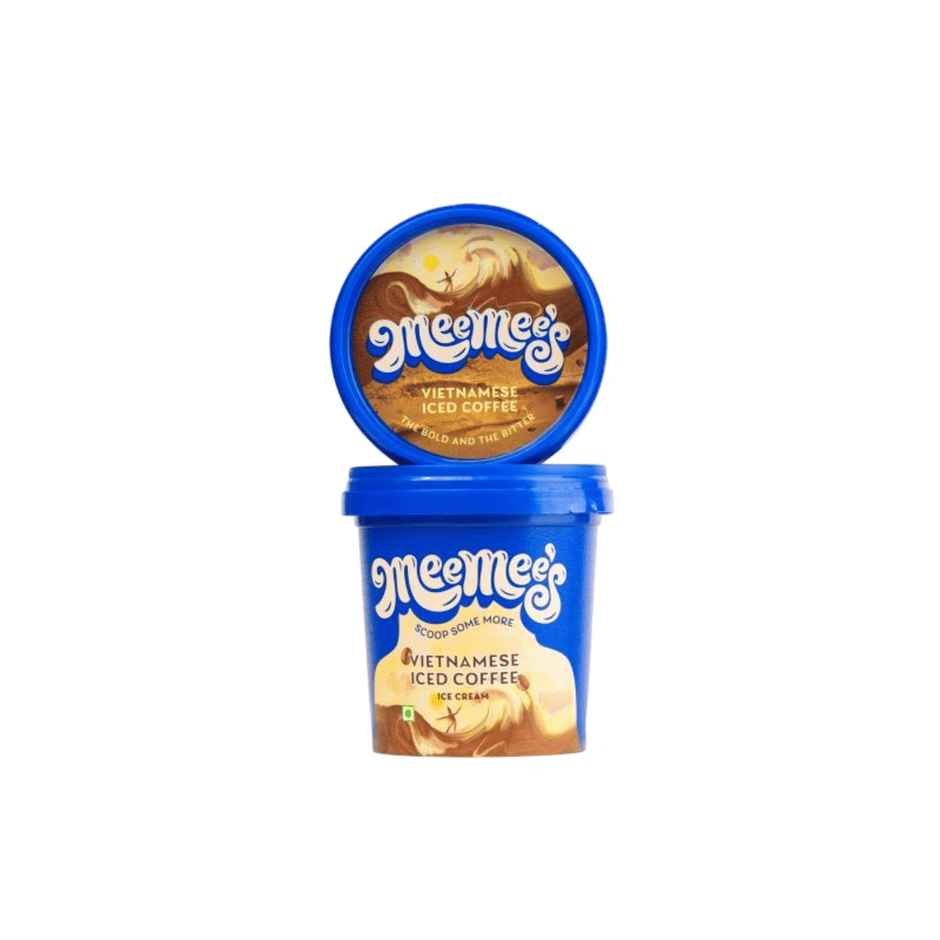 Meemee's Vietnameses Iced Coffee - Ice Cream Tub