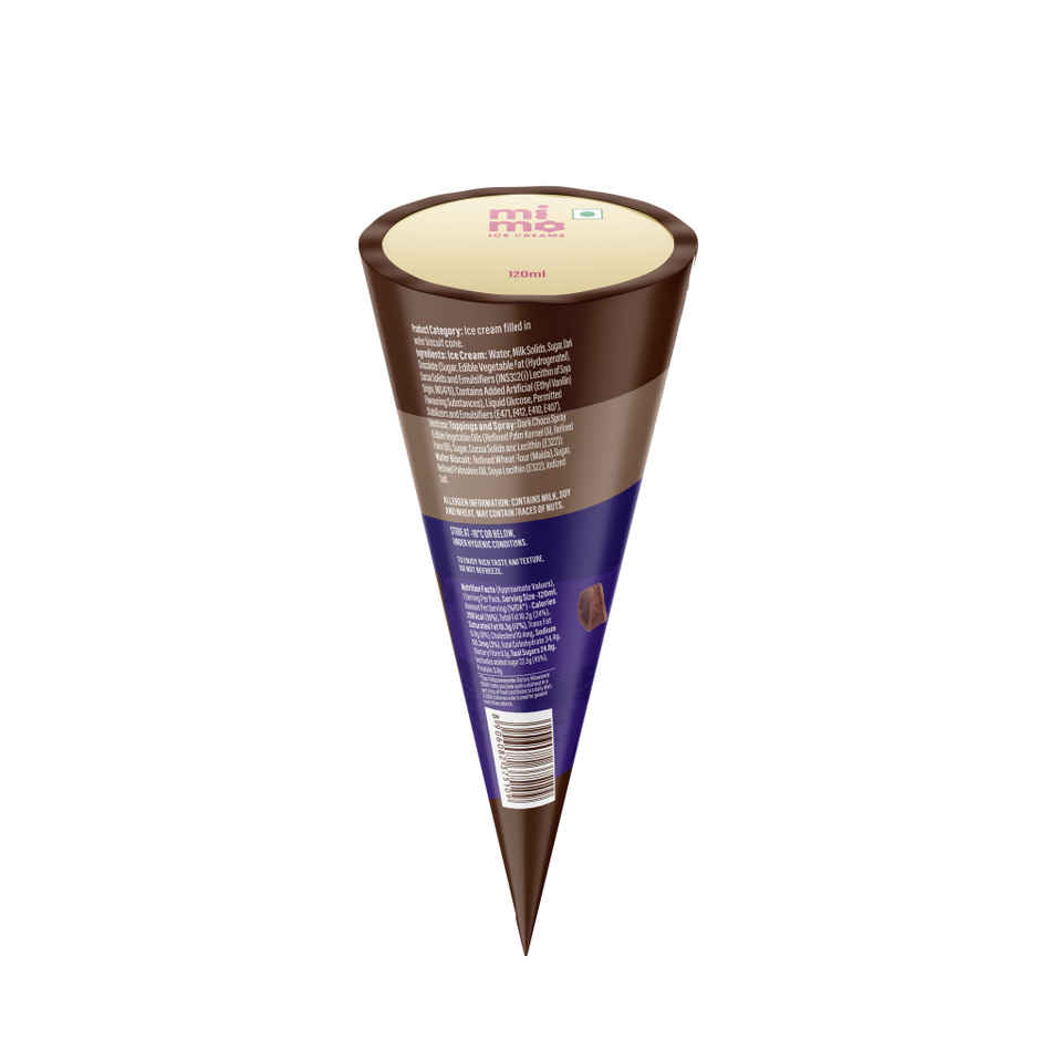 Mimo Choco Disc Cone Ice Cream