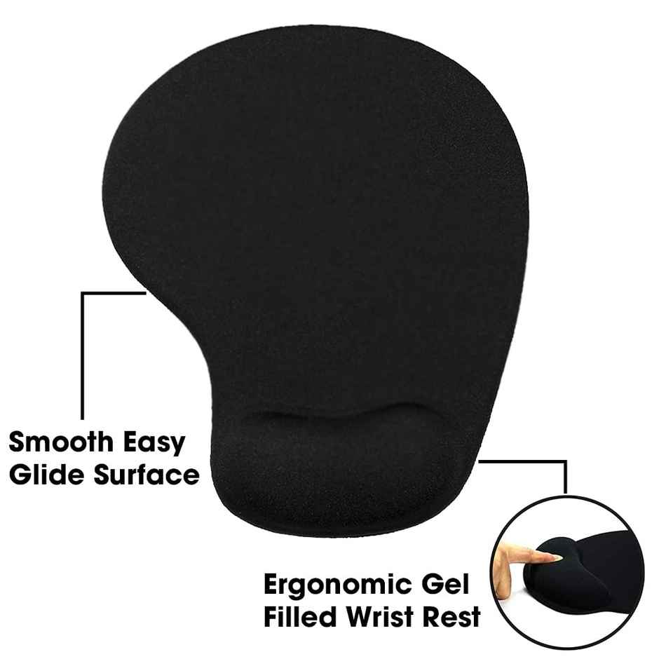 Sounce Mouse Pad, Ergonomic Mouse Pad (Black)