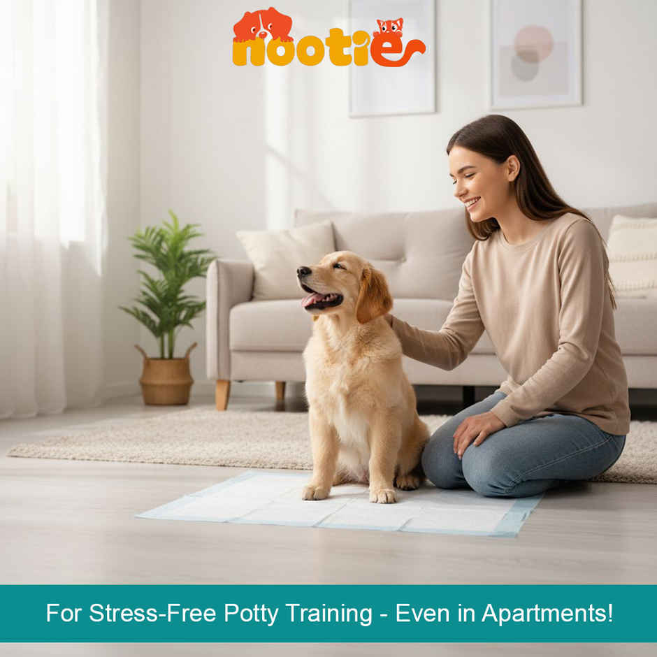 Nootie Super Absorbent Leak-Proof Puppy & Dog Training Pads 60x45 cm Pack of 20