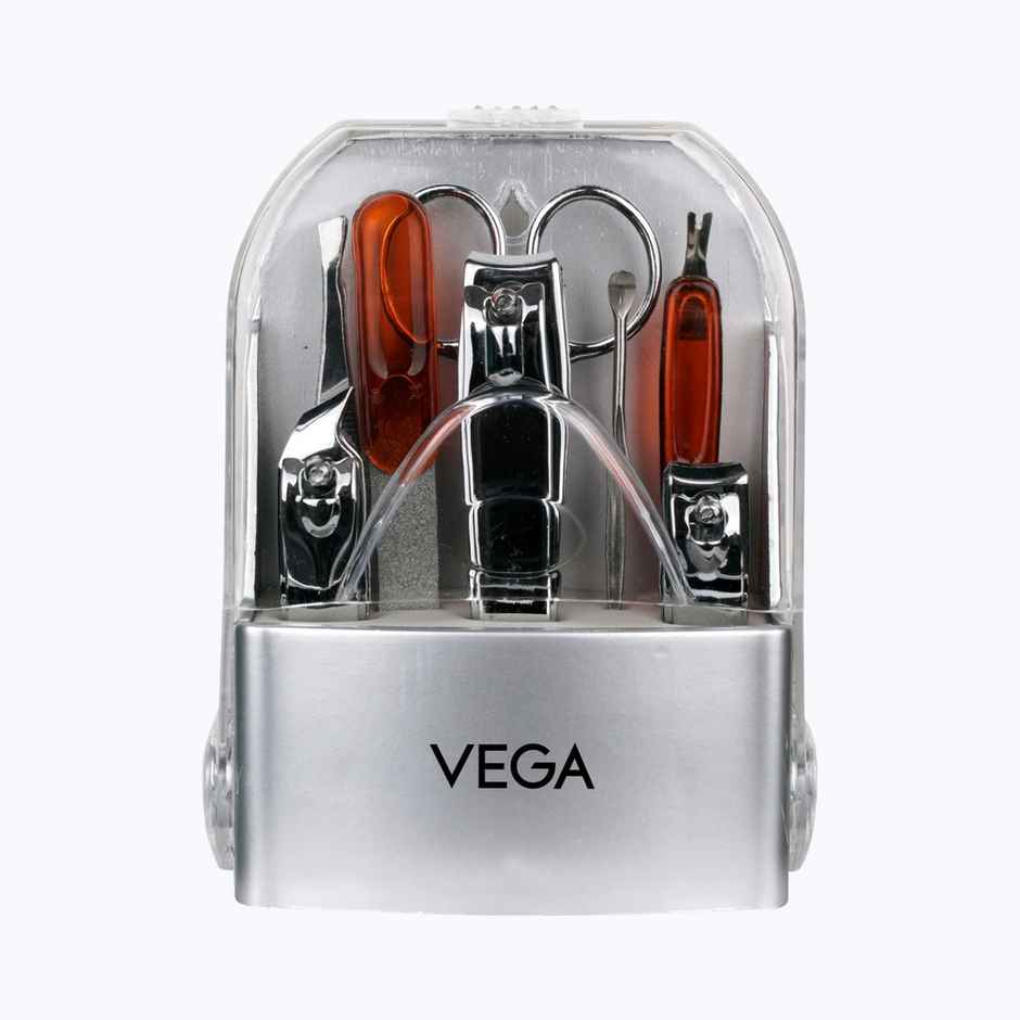 VEGA Manicure Pedicure Set, Nail Scissors Grooming Kit, Pack of 8, | MS-08