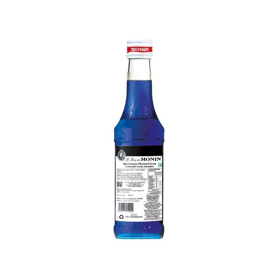 Monin Bleu Curacao Syrup For Cocktail | Mocktails | Mixers