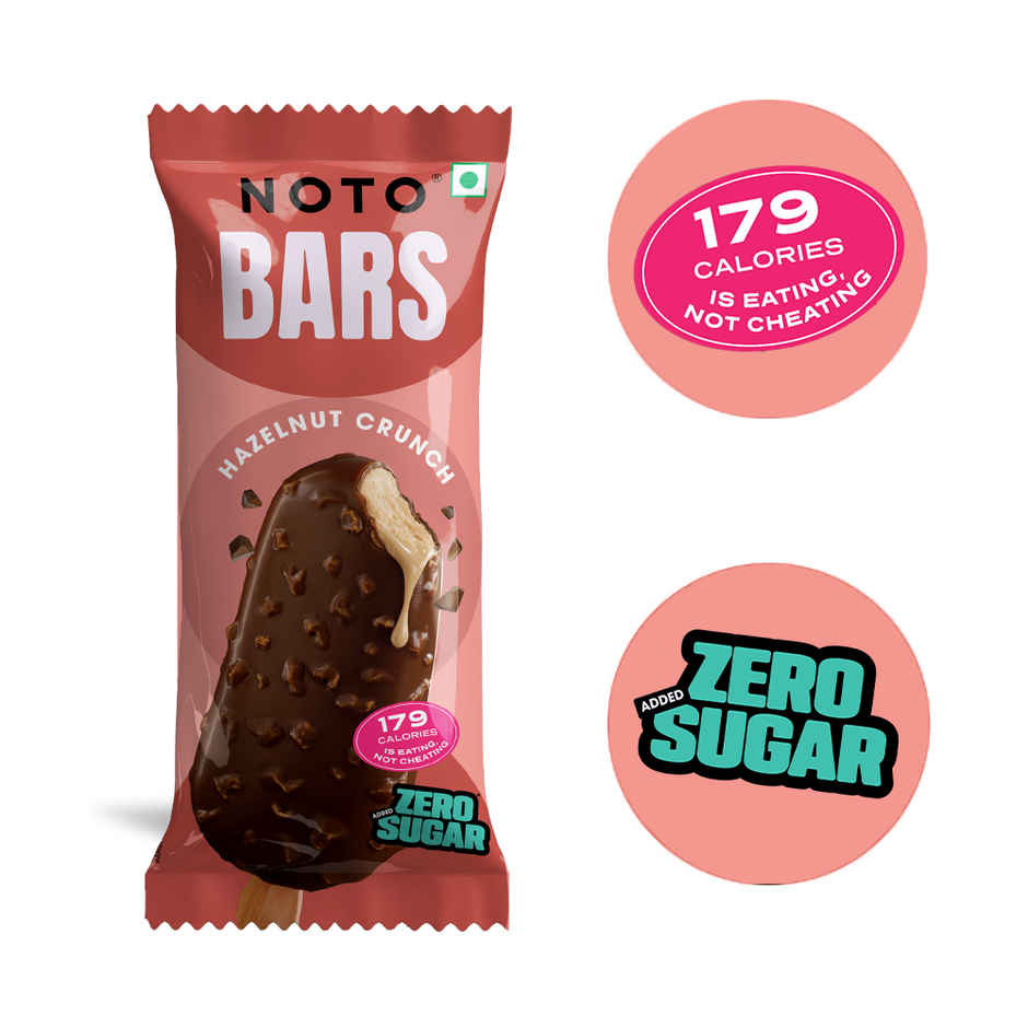 NOTO Chocolate Hazelnut Sugar Free, Guilt Free Bar