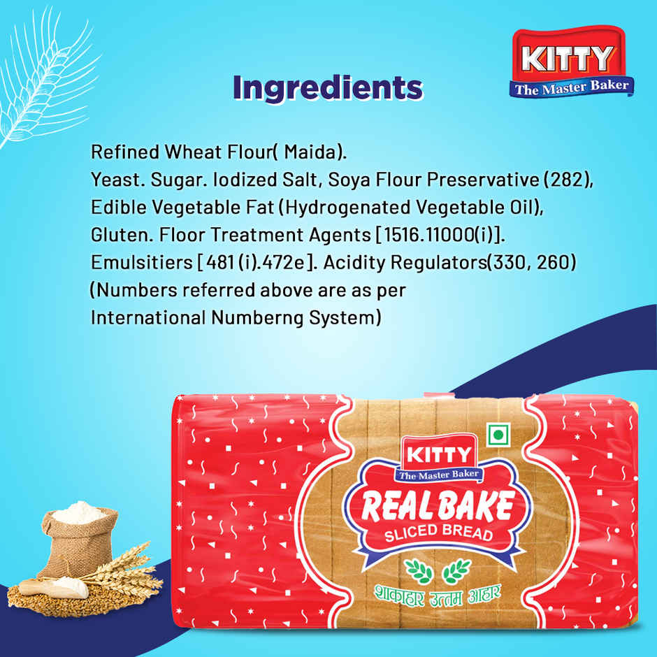 Kitty Real Bake Sliced Bread