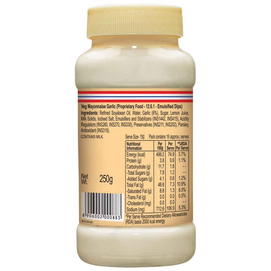 Dr. Oetker FunFoods Garlic Mayonnaise